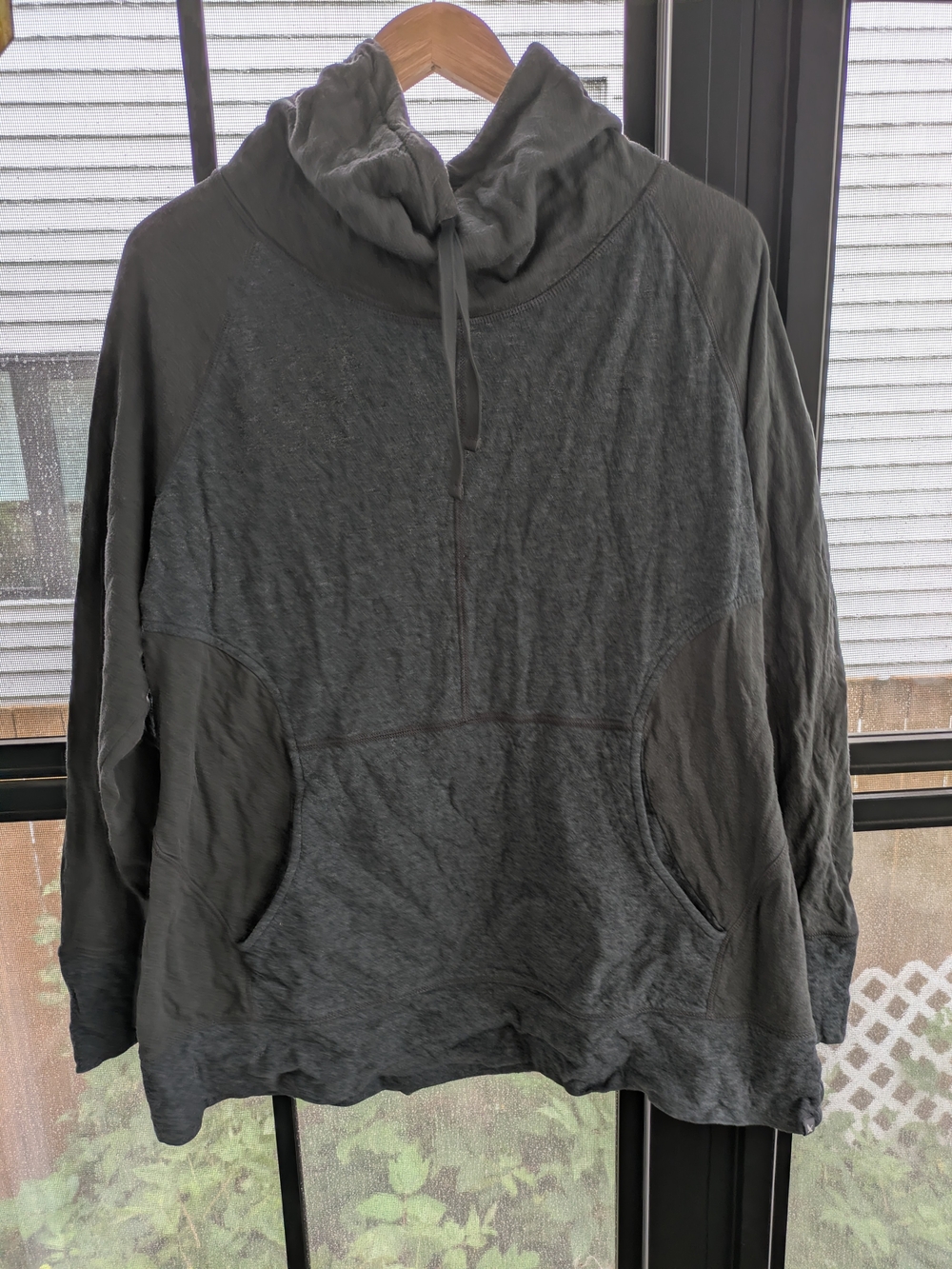 Eddie Bauer Women's Cowl Pullover - Charcoal Gray